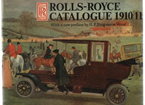 Rolls-Royce Catalogue 1910-11 ltd Rolls-Royce